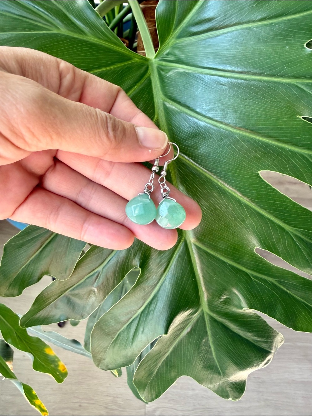 Green Aventurine earrings